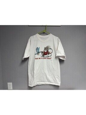 Vintage 2005 Take Me To Your Feeder Shirt / 20” x 29” Medium